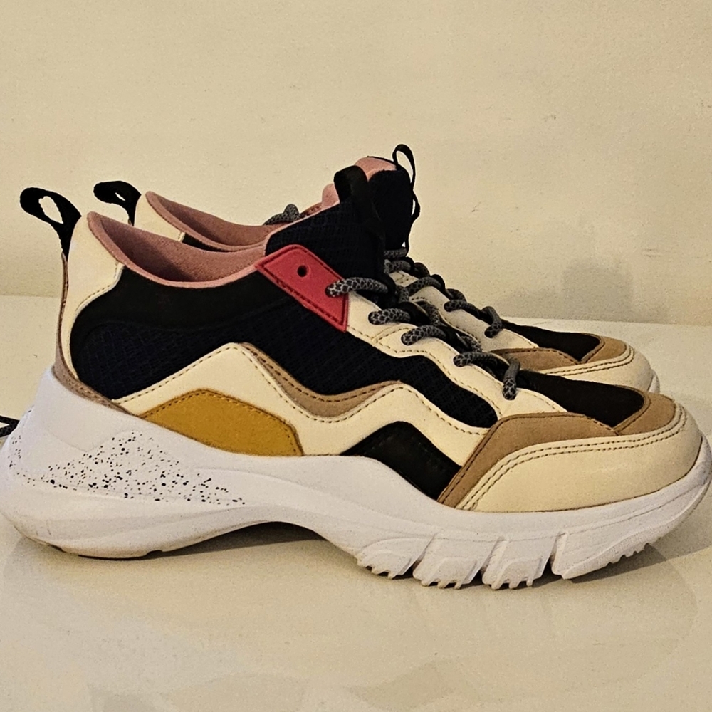 Zara colorblock sneakers